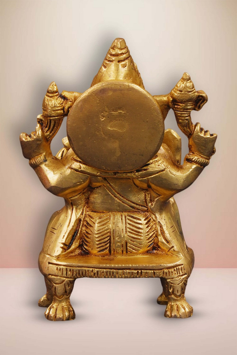 Image of Brass Ganesha In Sitting Style