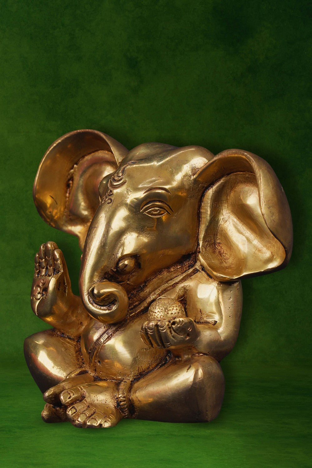 Image of Brass Ganesh in sitting position
