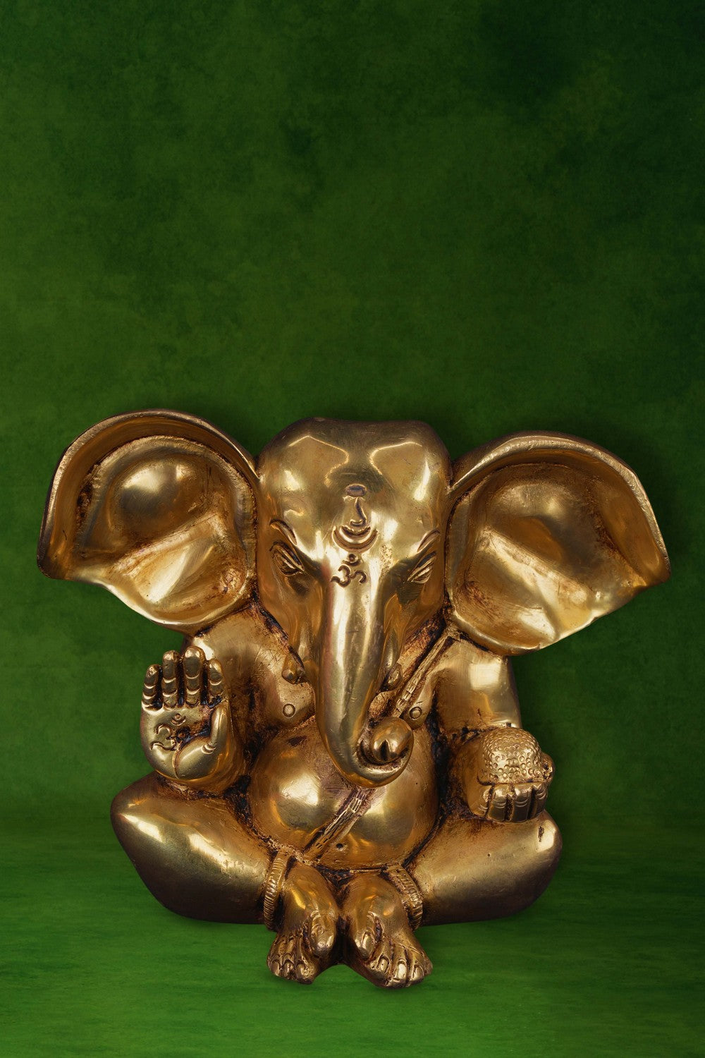 Image of Brass Ganesh in sitting position