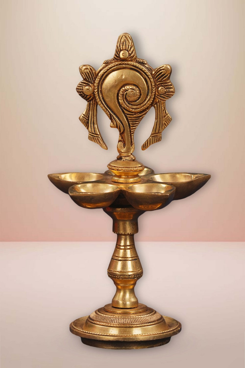 Image of Brass Shankh Diya