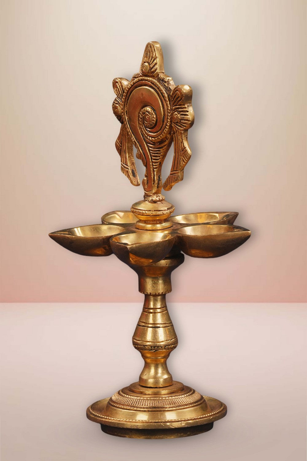 Image of Brass Shankh Diya