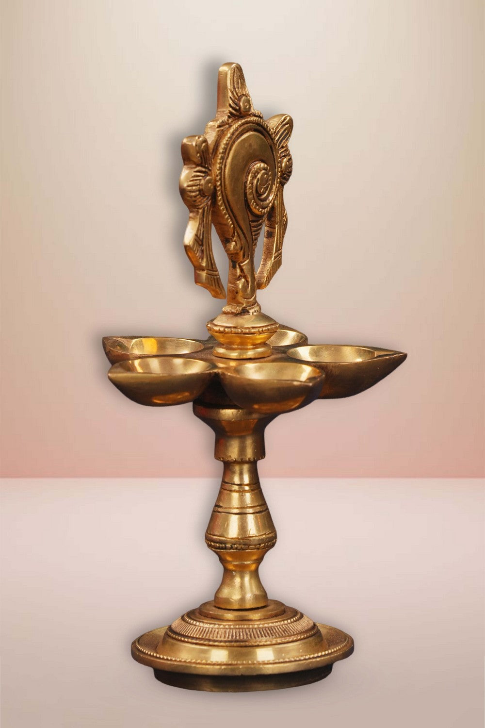 Image of Brass Shankh Diya