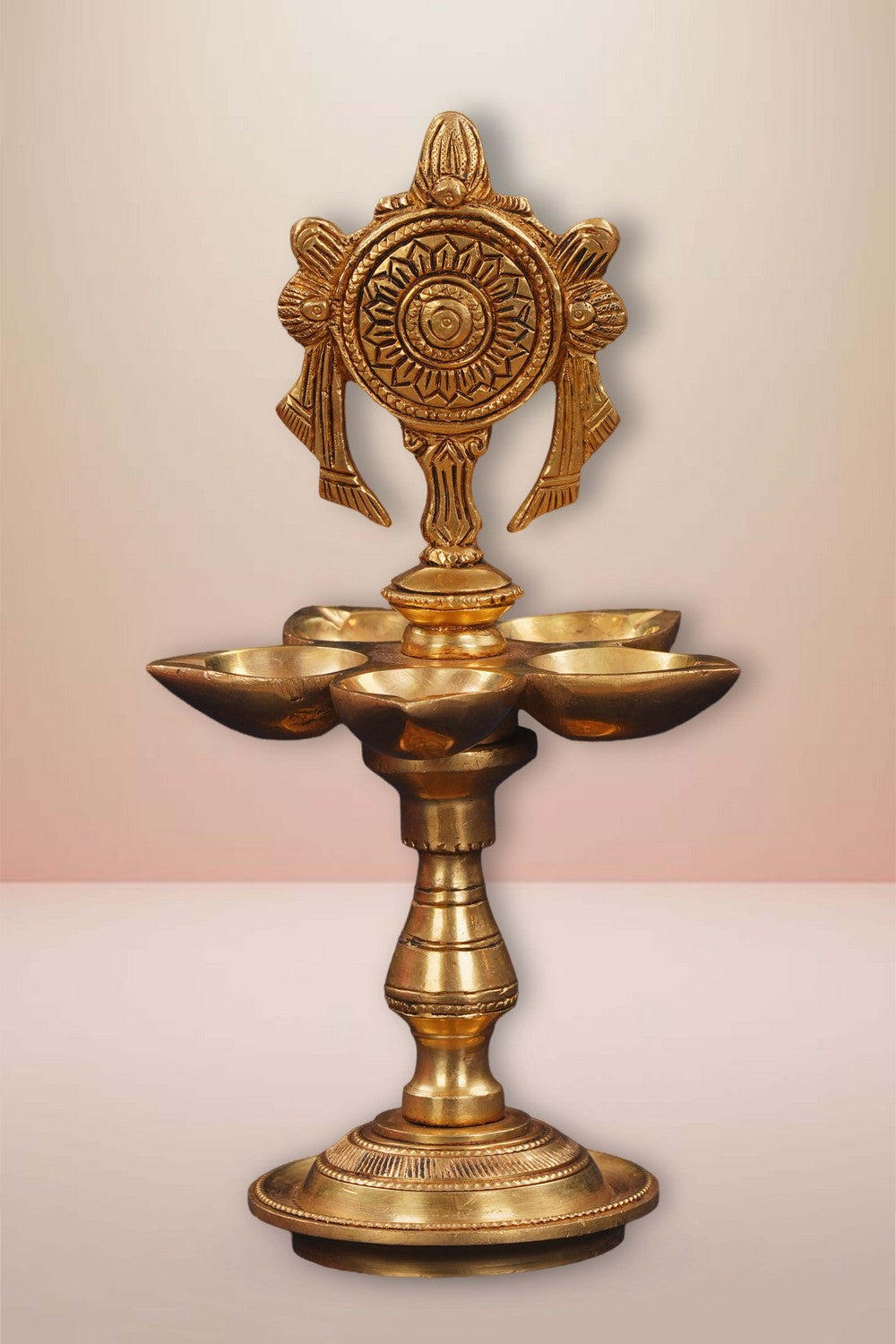 Image of Brass Chakra Diya
