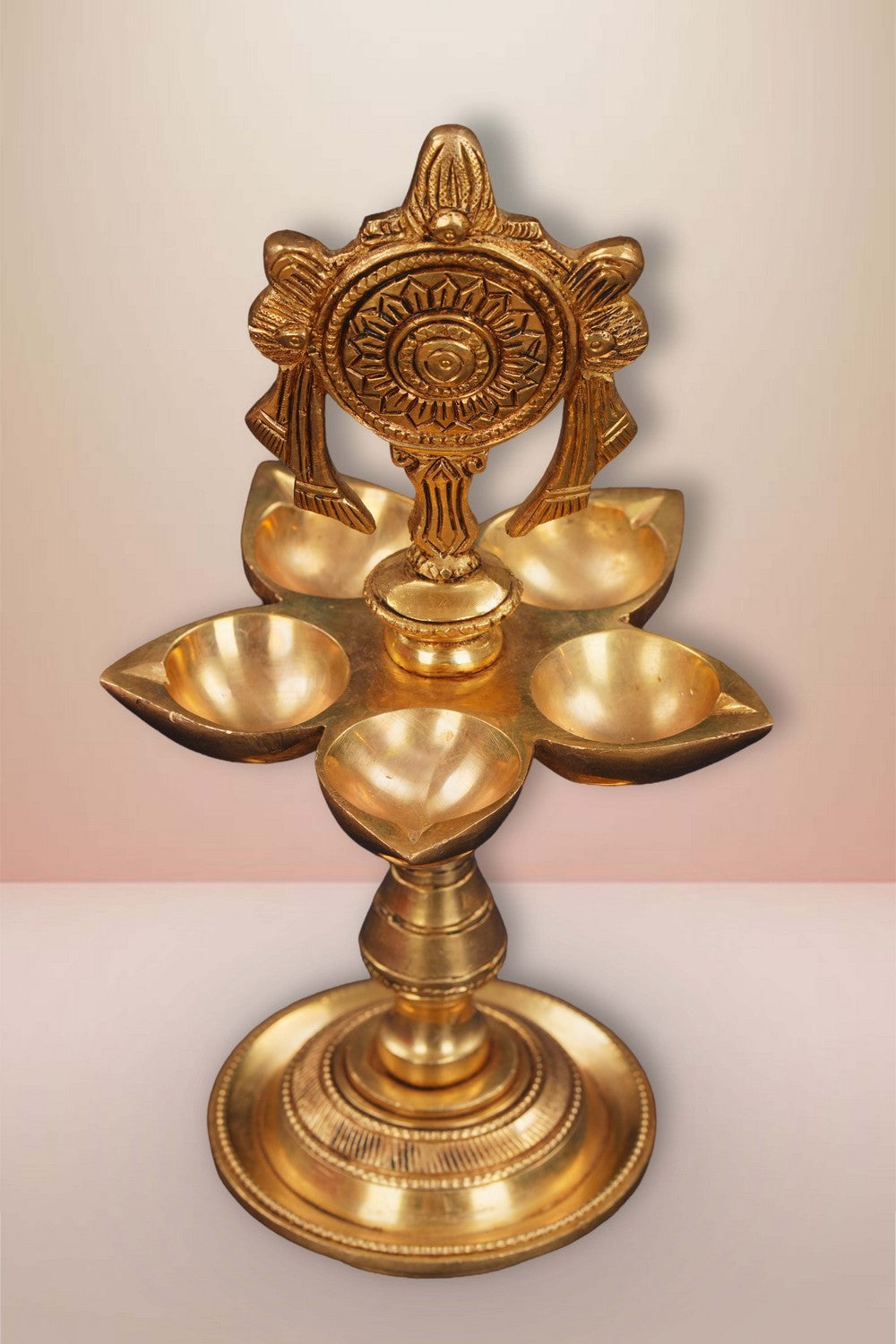 Image of Brass Chakra Diya