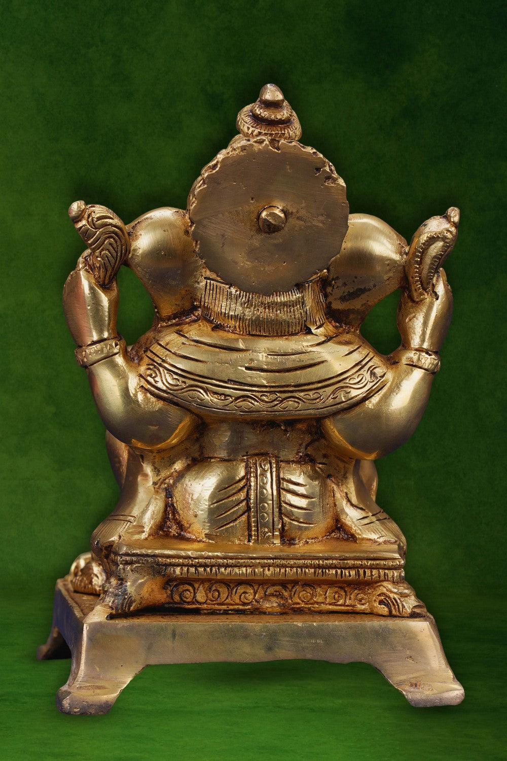 Image of Brass Ganesha In A Sitting Style