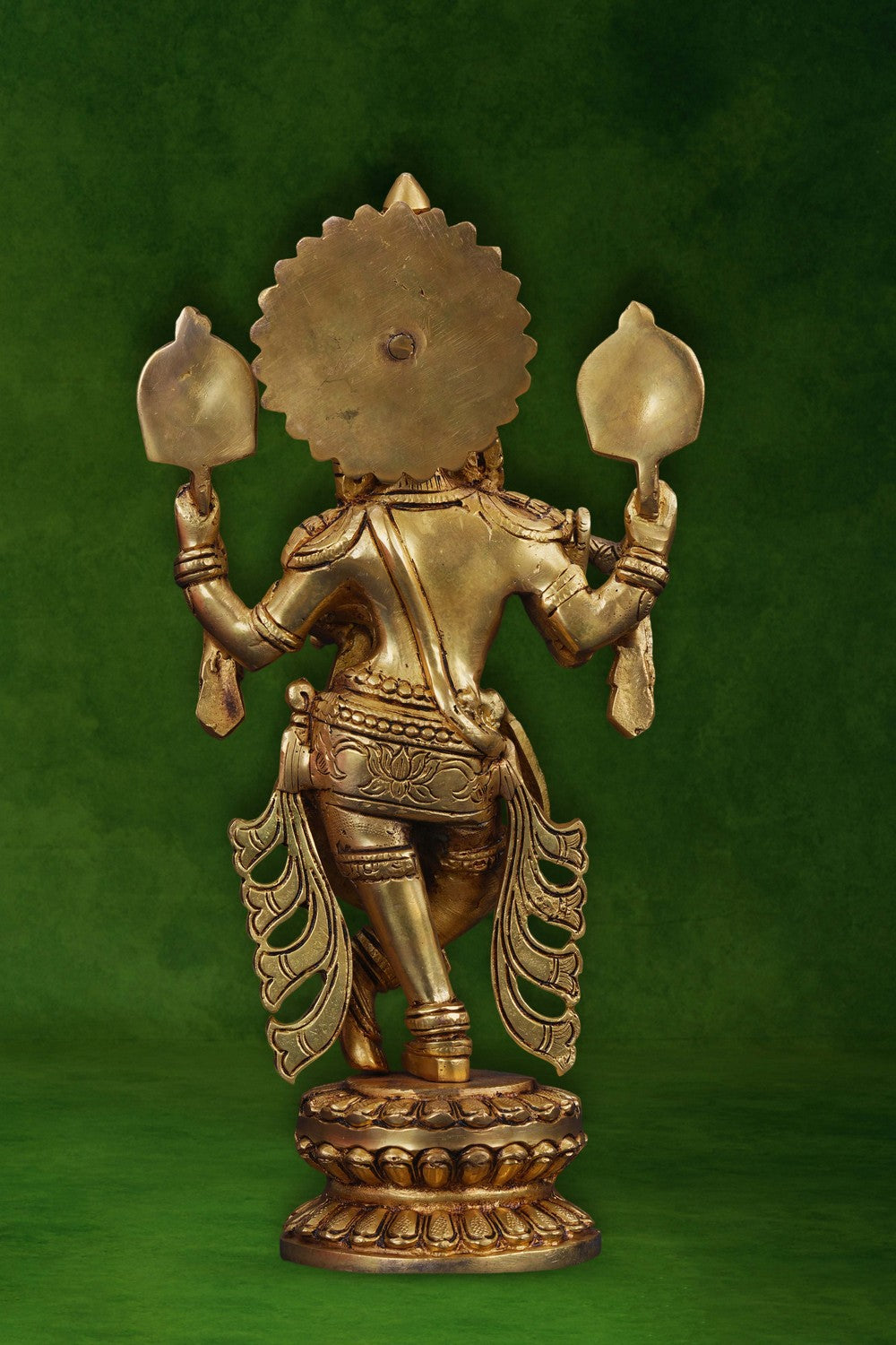 Image of Brass Lord Krishna Statue