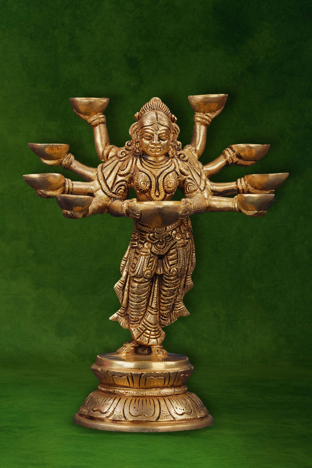 Image of Brass Oil Deepam Devi