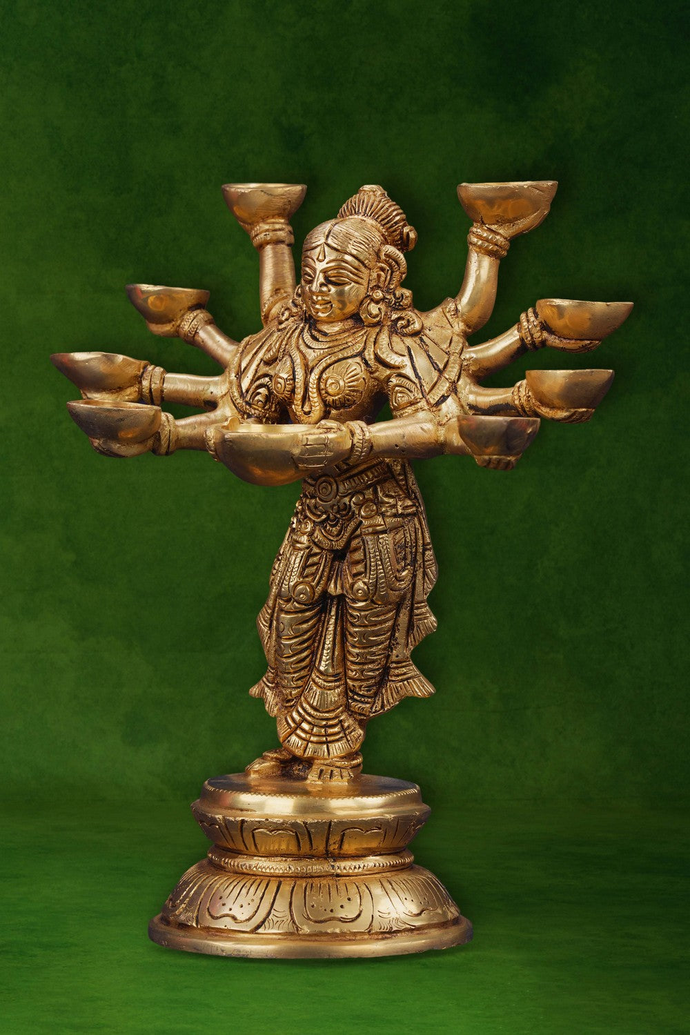 Image of Brass Oil Deepam Devi