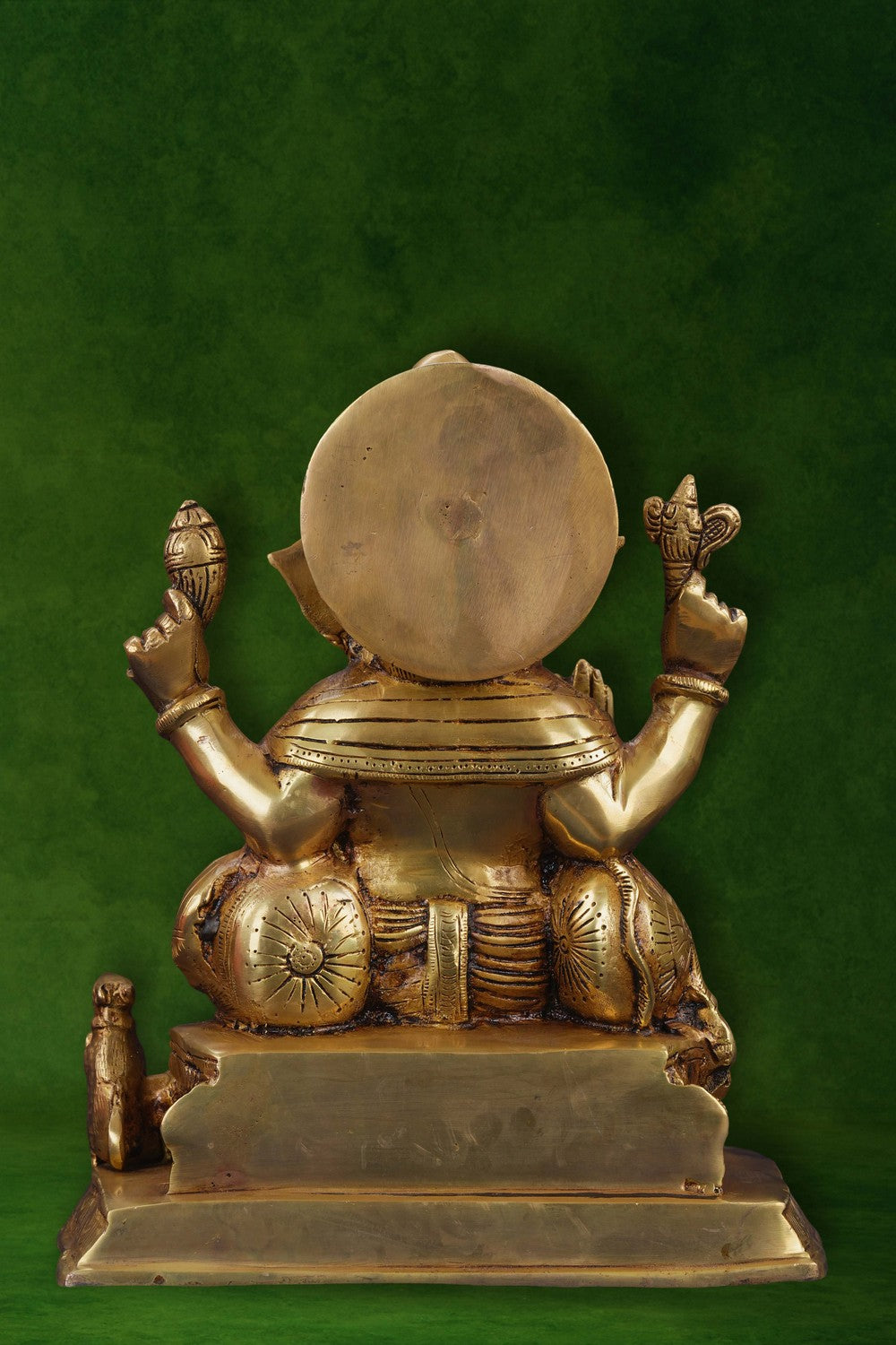Image of Brass Ganesha In A Sitting Style