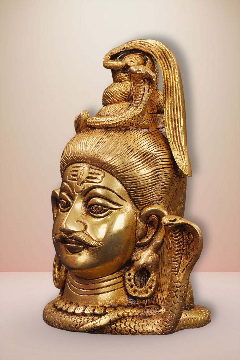Image of Brass Lord Shiva Face