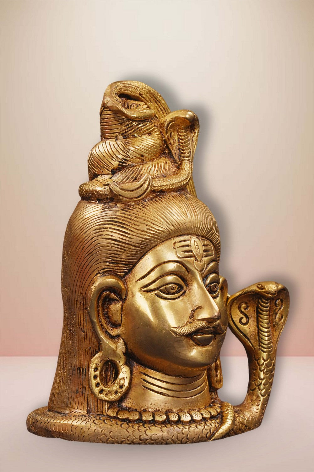 Image of Brass Lord Shiva Face