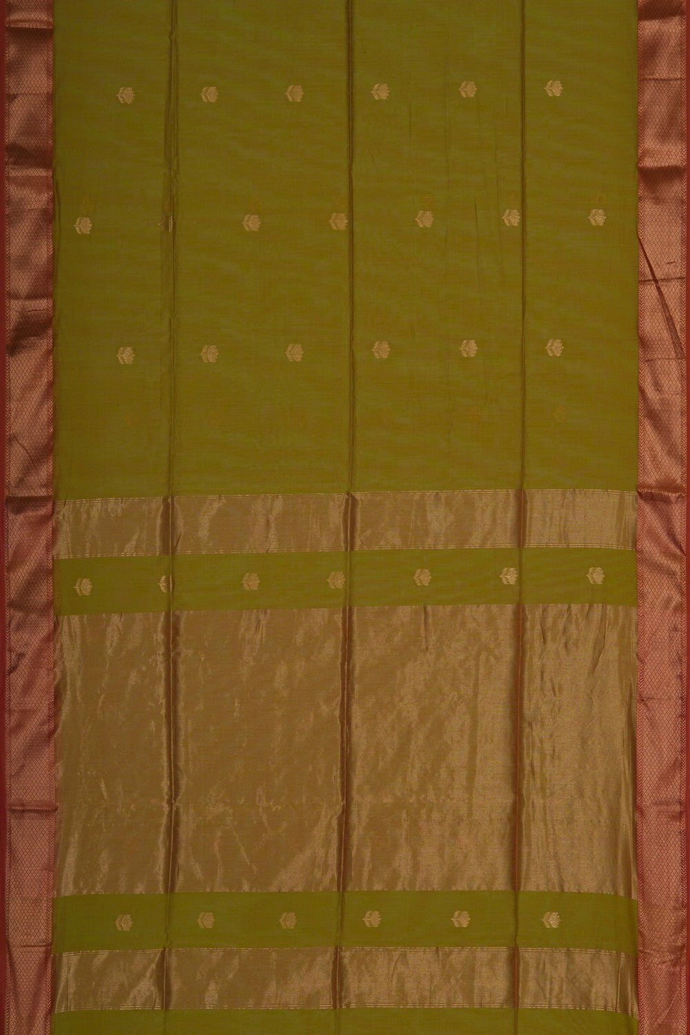 Image of Maheshwari Green Saree