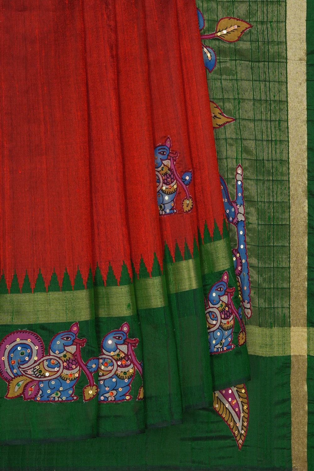 Image of Skillfully Appliquéd Onto The Drape