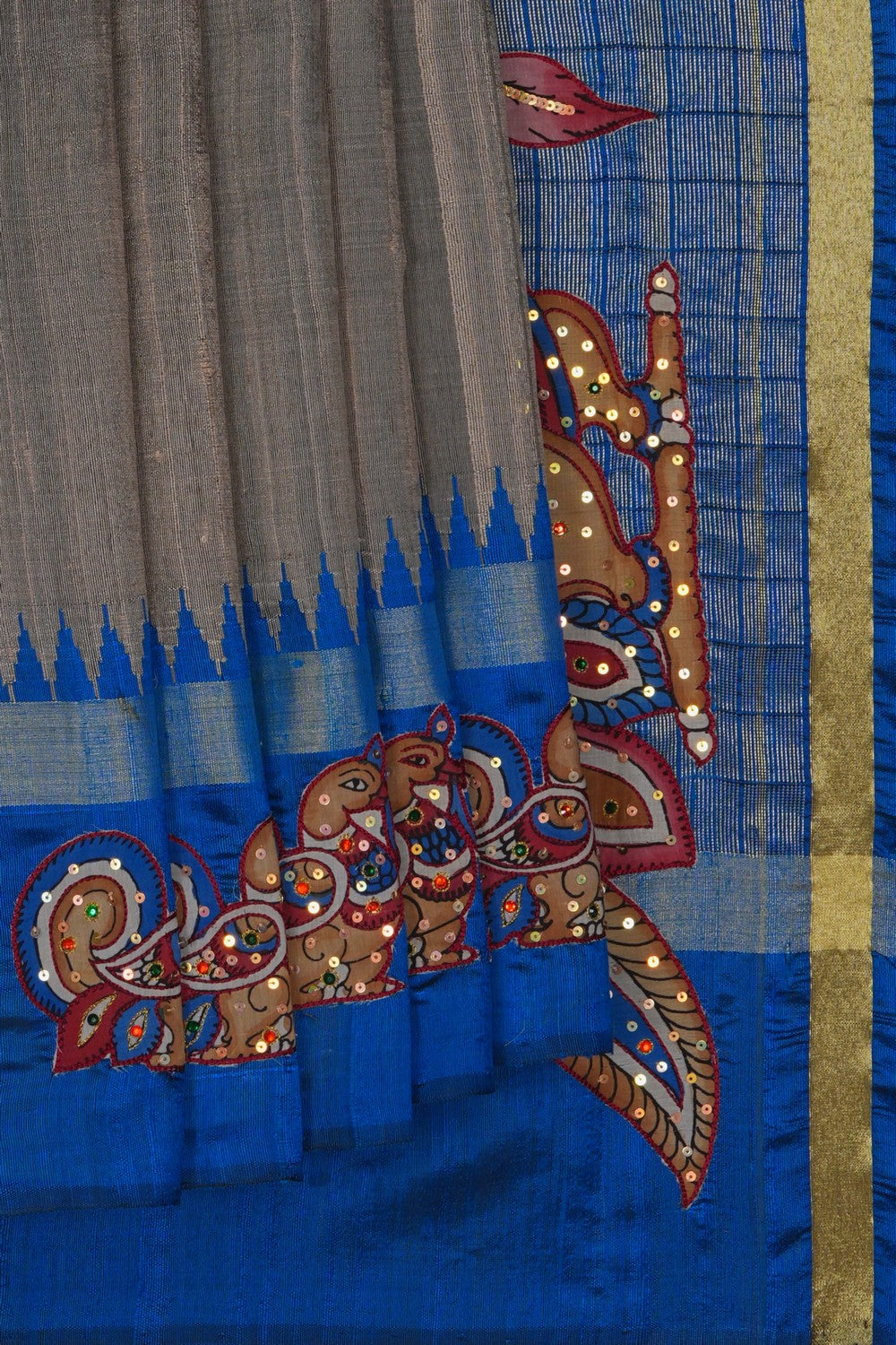 Image of Skillfully Appliquéd Onto The Drape