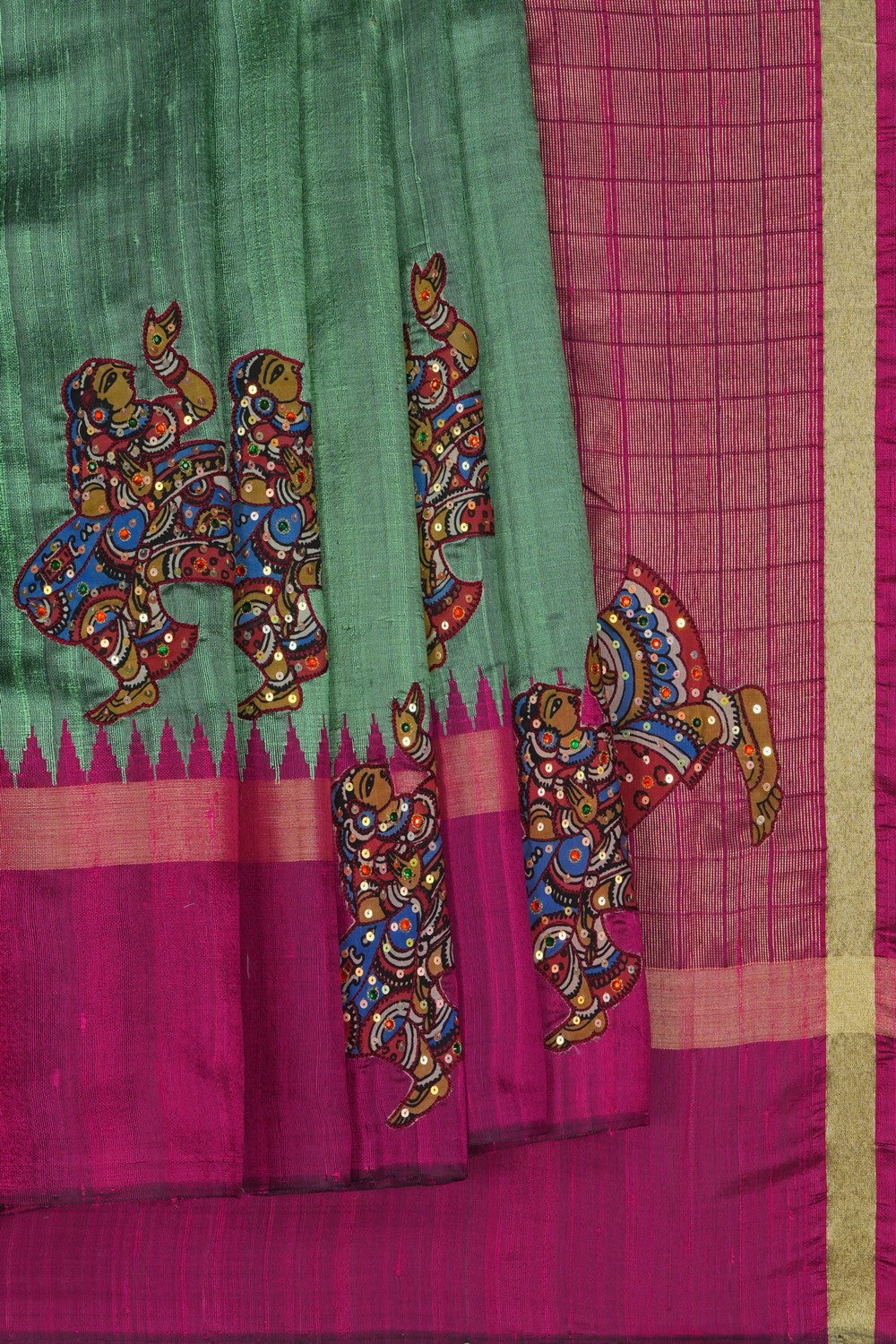 Image of Skillfully Appliquéd Onto The Drape