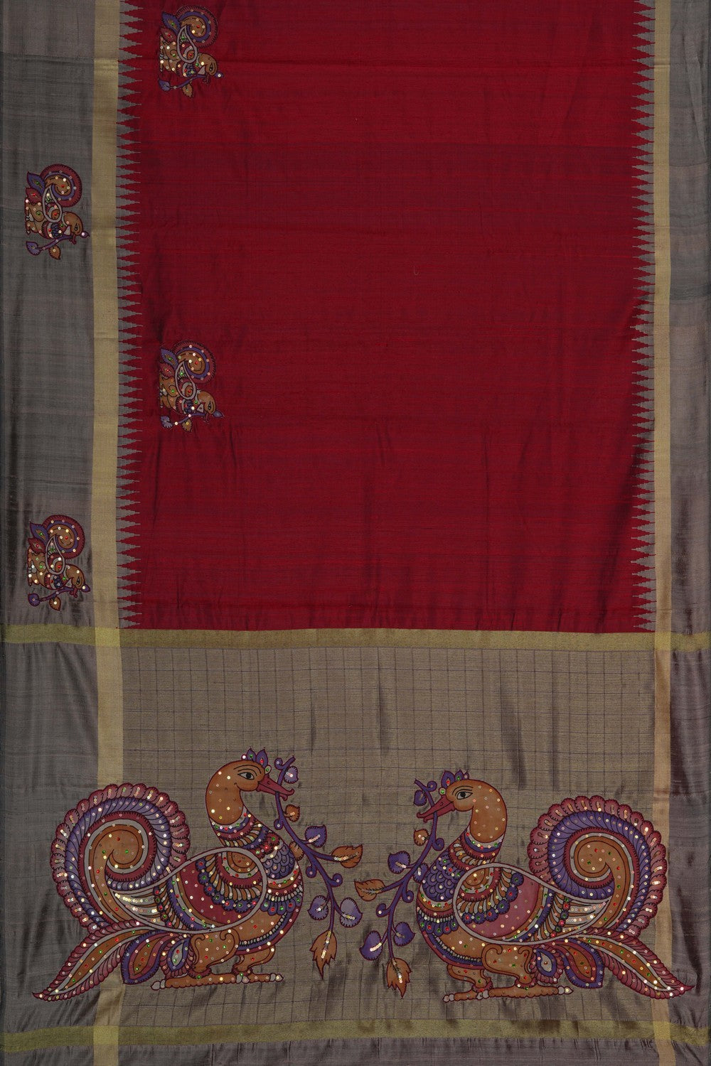 Image of Skillfully Appliquéd Onto The Drape