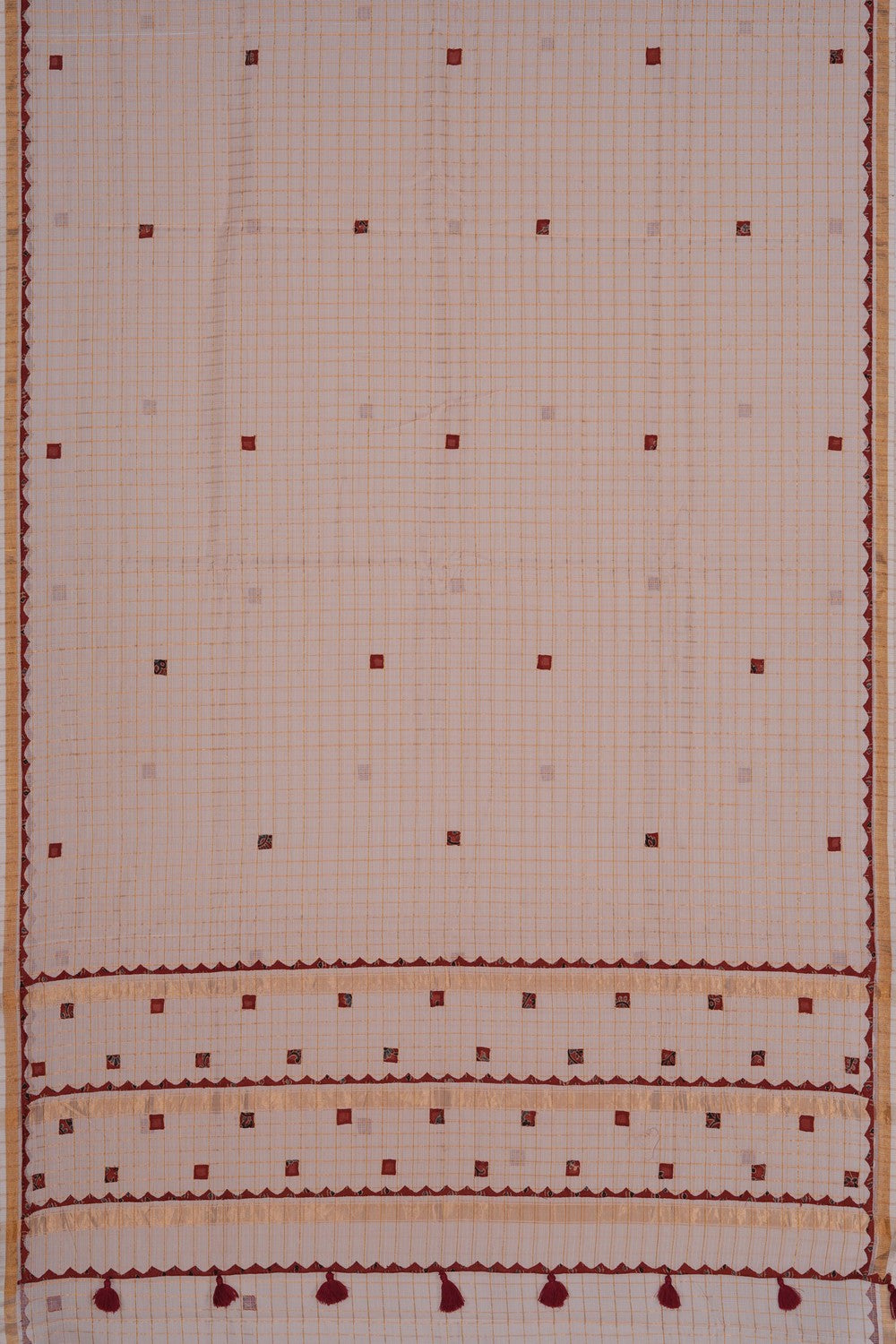 Image of Kota Silk Peach Saree