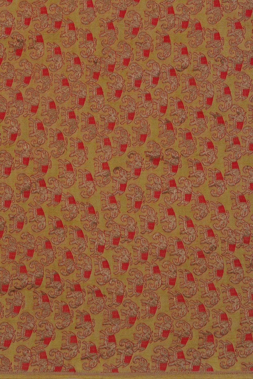 Image of A Yellow Bandhani Saree