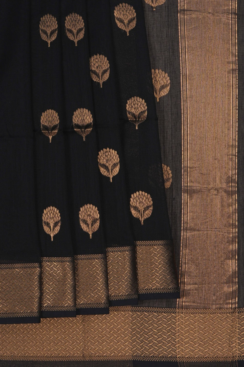 Image of Maheshwari Black Saree