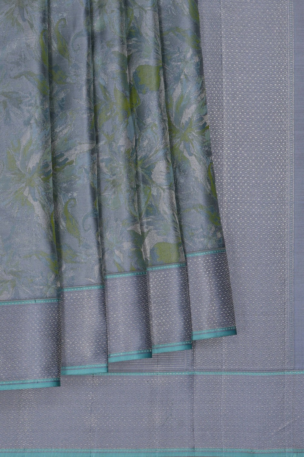 Image of A Kanjivaram Silk Modern Art Saree