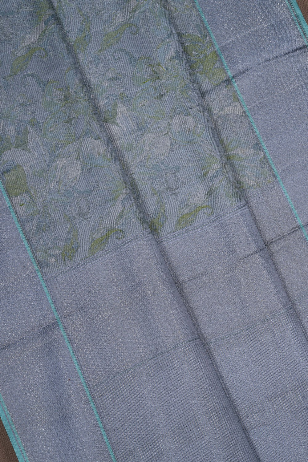 Image of A Kanjivaram Silk Modern Art Saree