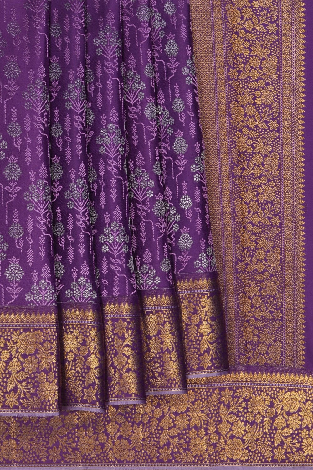 Image of A Kanjivaram Silk Modern Art Saree