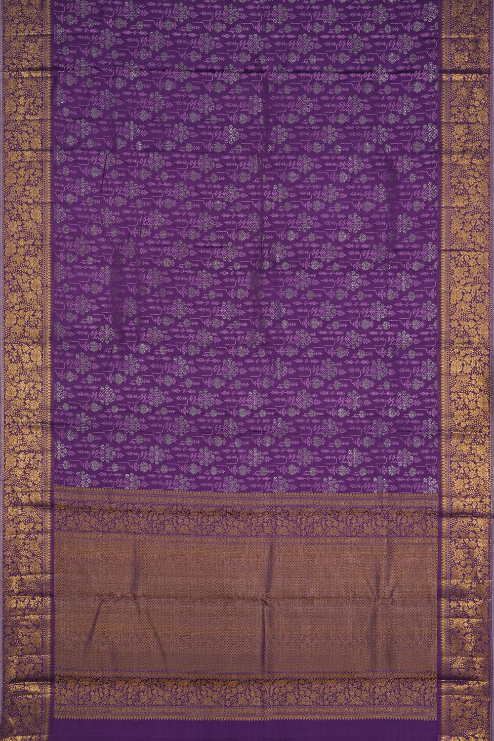Image of A Kanjivaram Silk Modern Art Saree