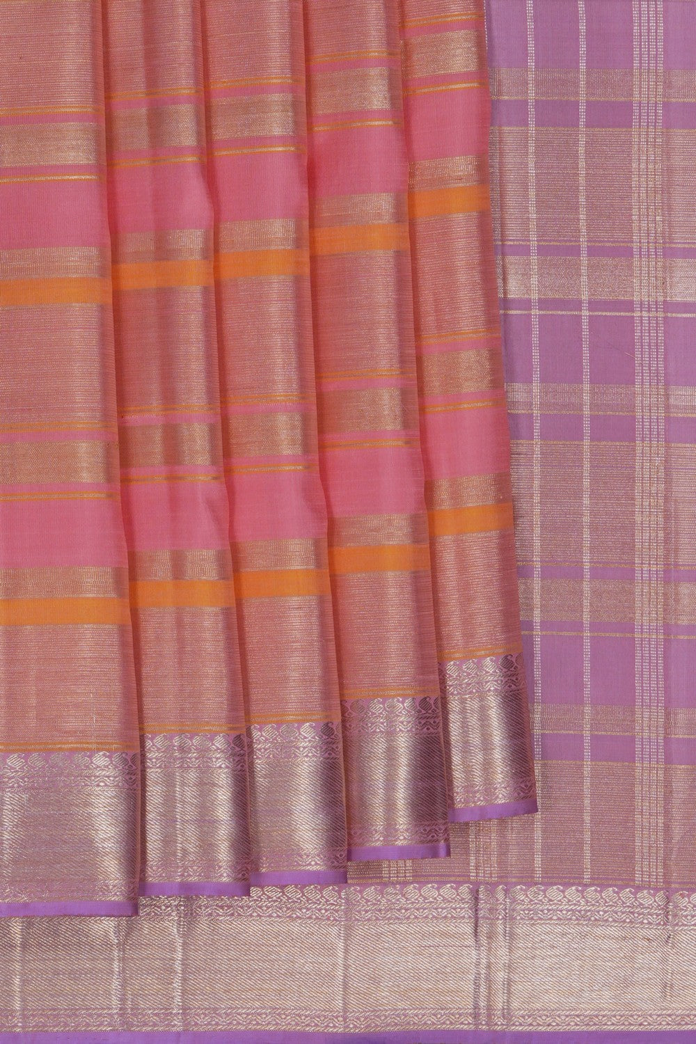Image of A Kanjivaram Silk Modern Art Saree
