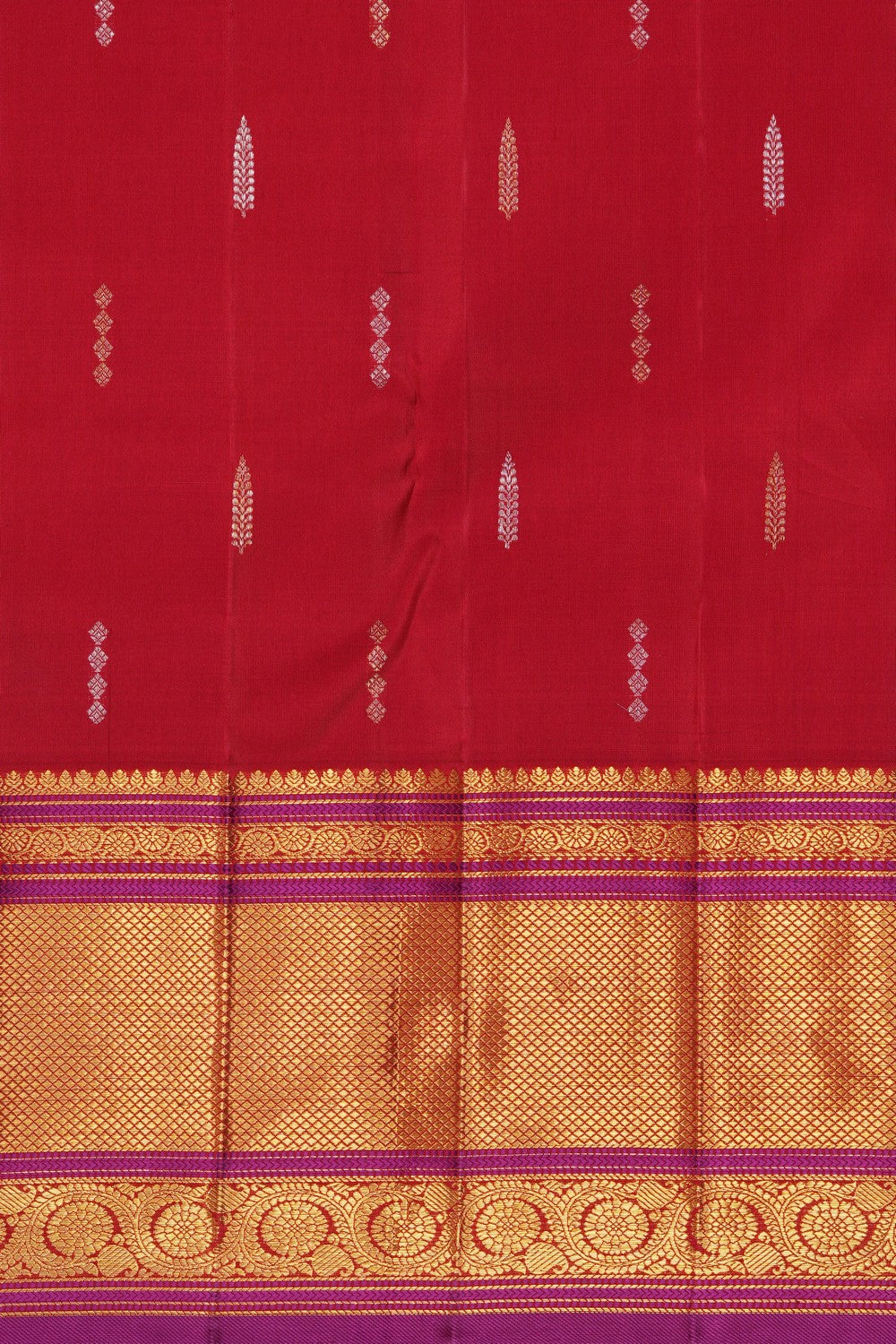 Image of A Kanjivaram Silk Mustard Saree