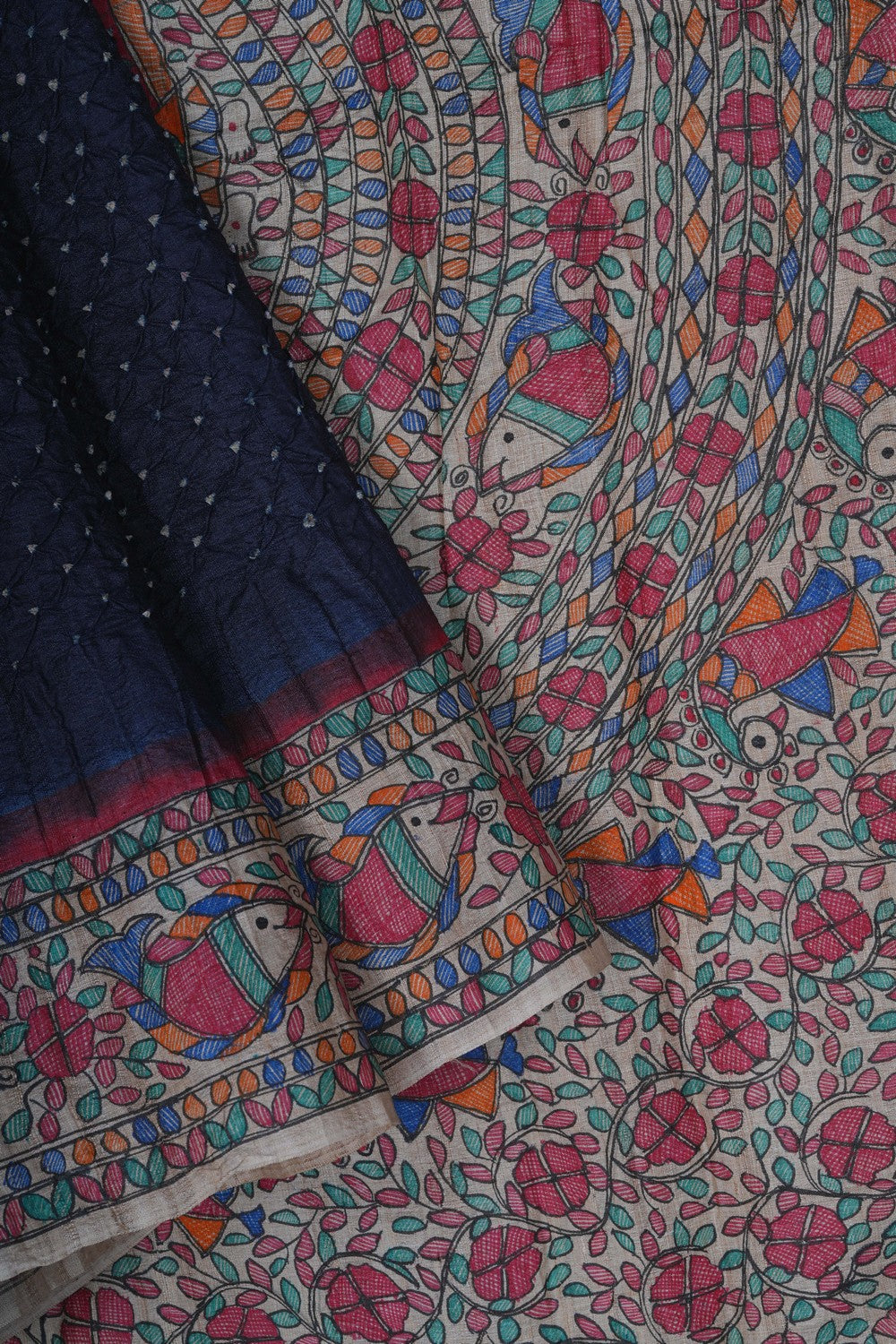 Image of A unique fusion of tradition and modern aesthetics saree