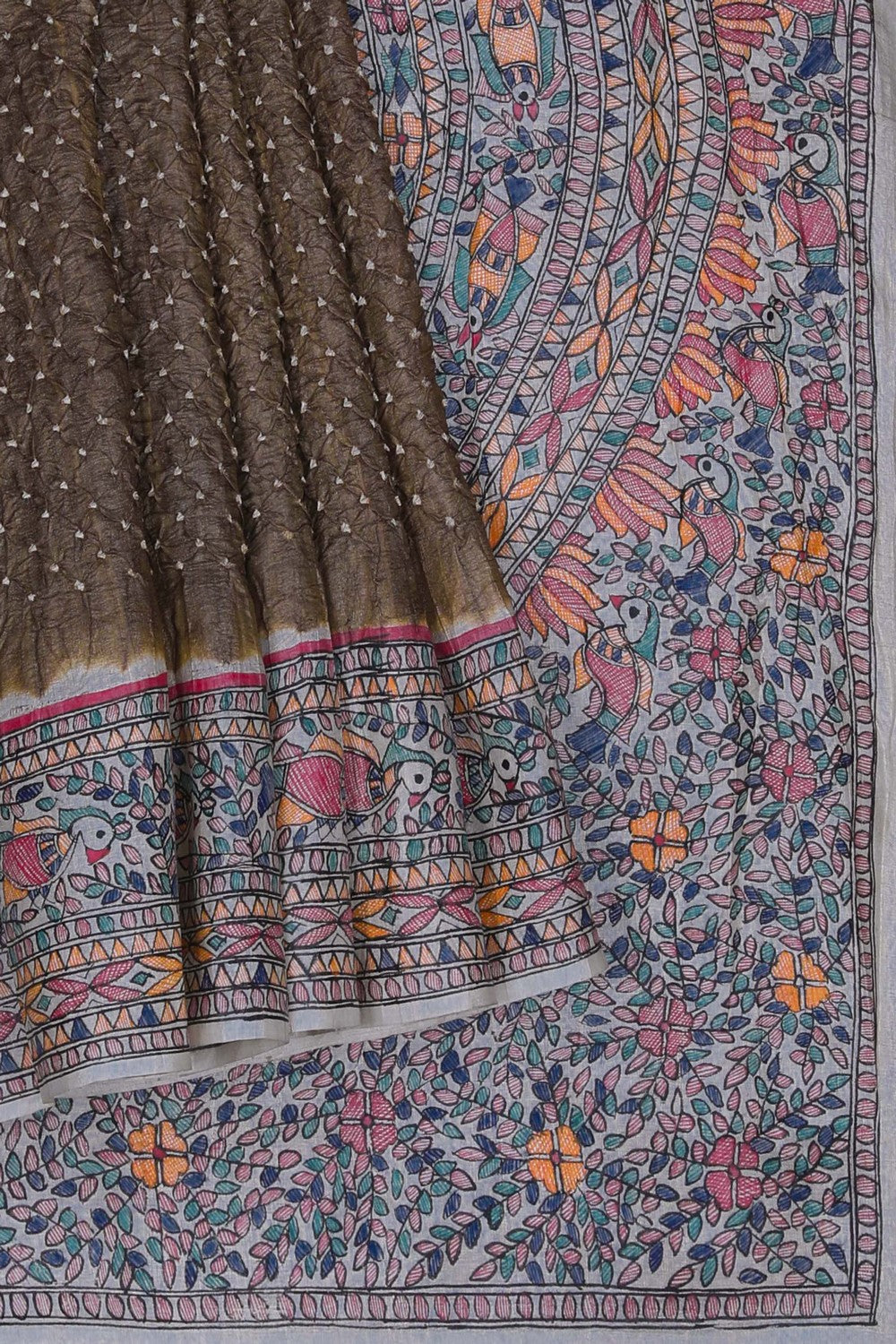 Image of A unique fusion of tradition and modern aesthetics saree