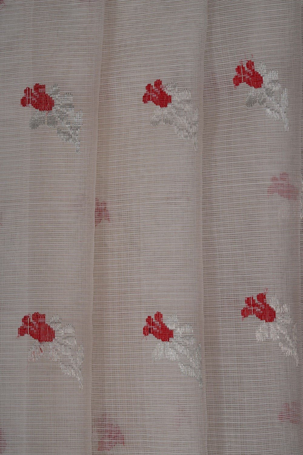 Image of Kota Doria White Saree