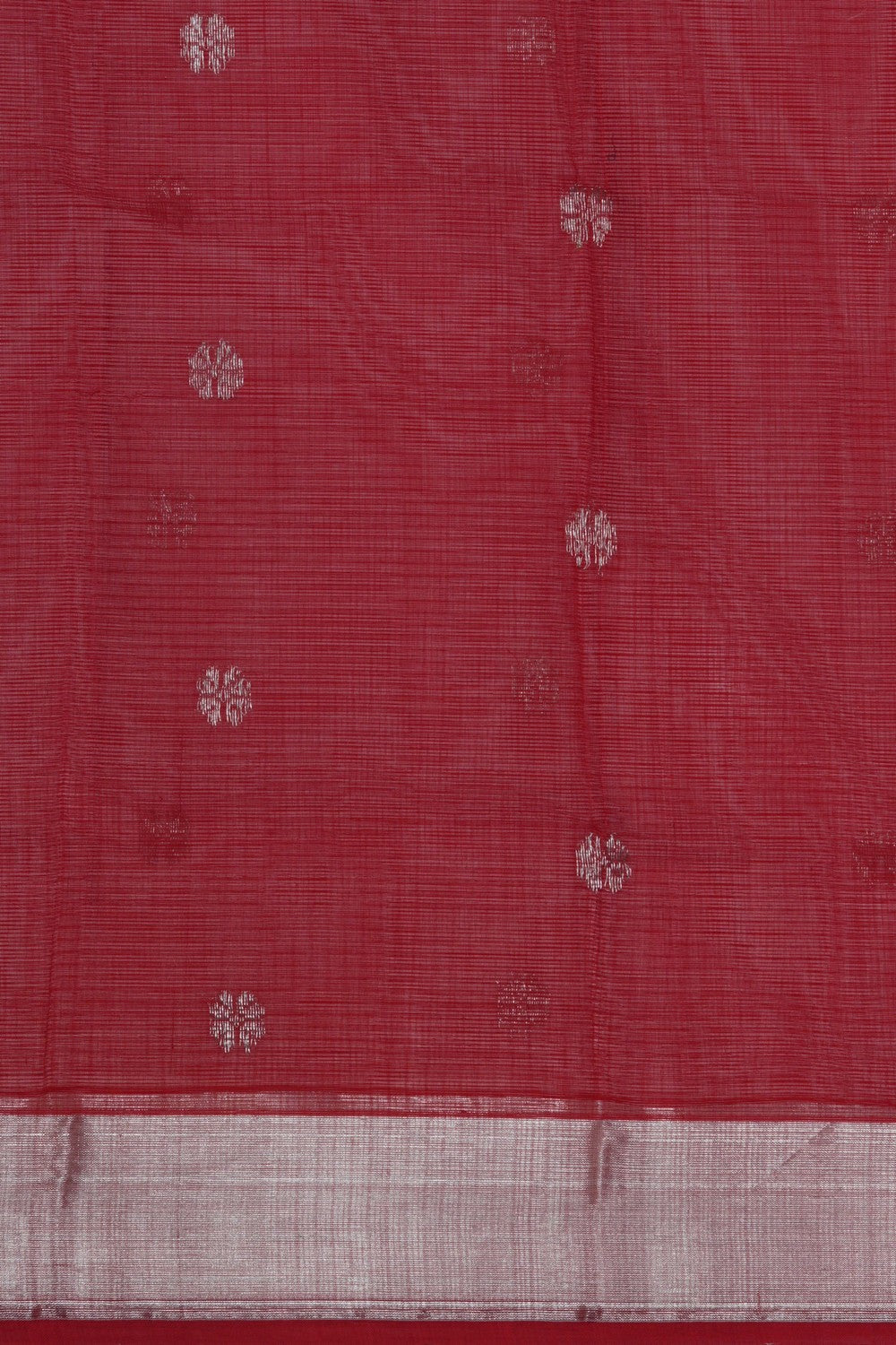 Image of Kota Doria White Saree