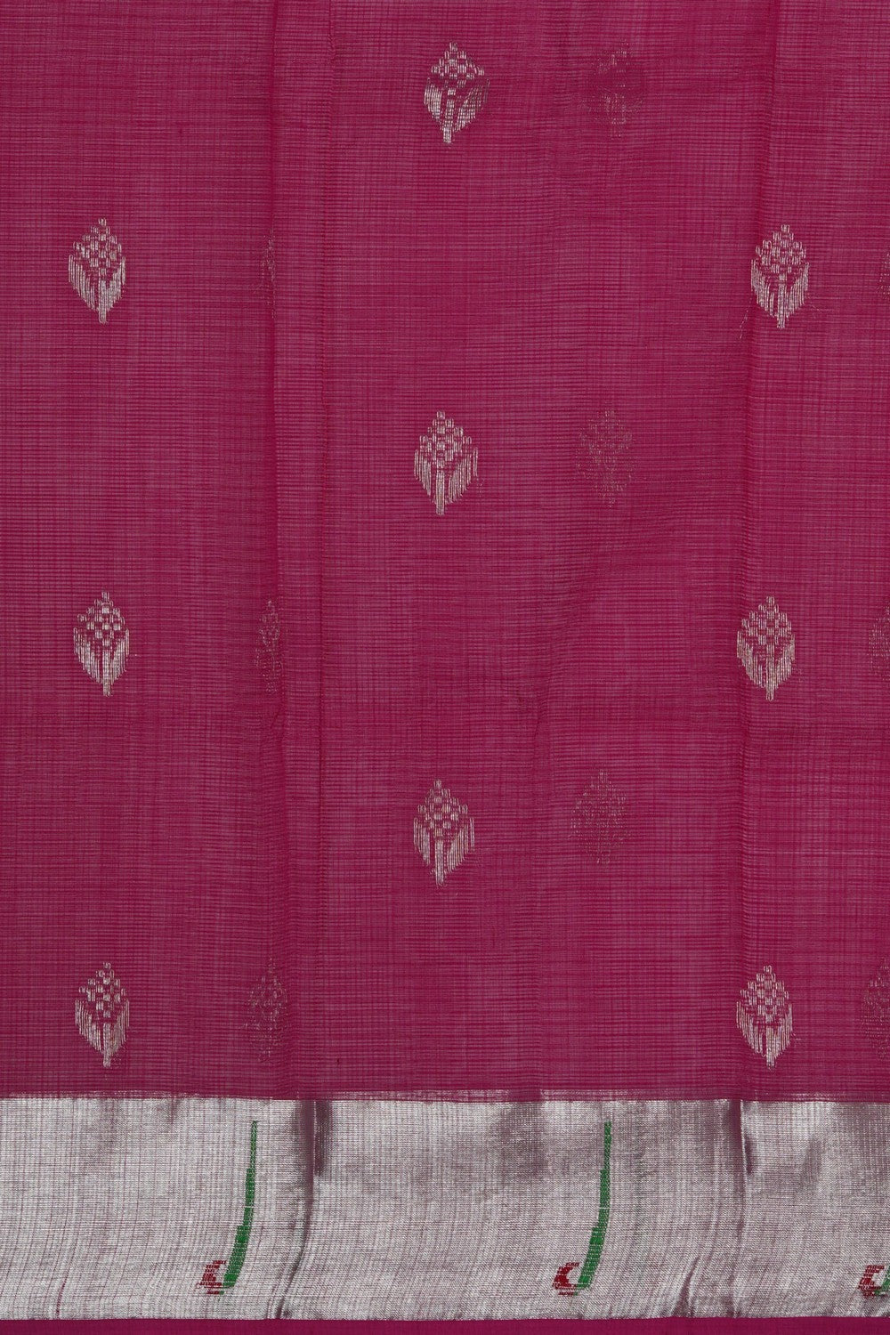 Image of Kota Doria Purple Saree