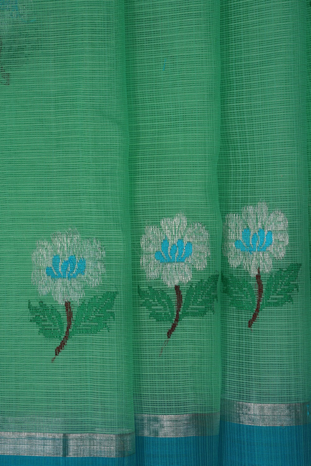 Image of Kota Doria Green Saree