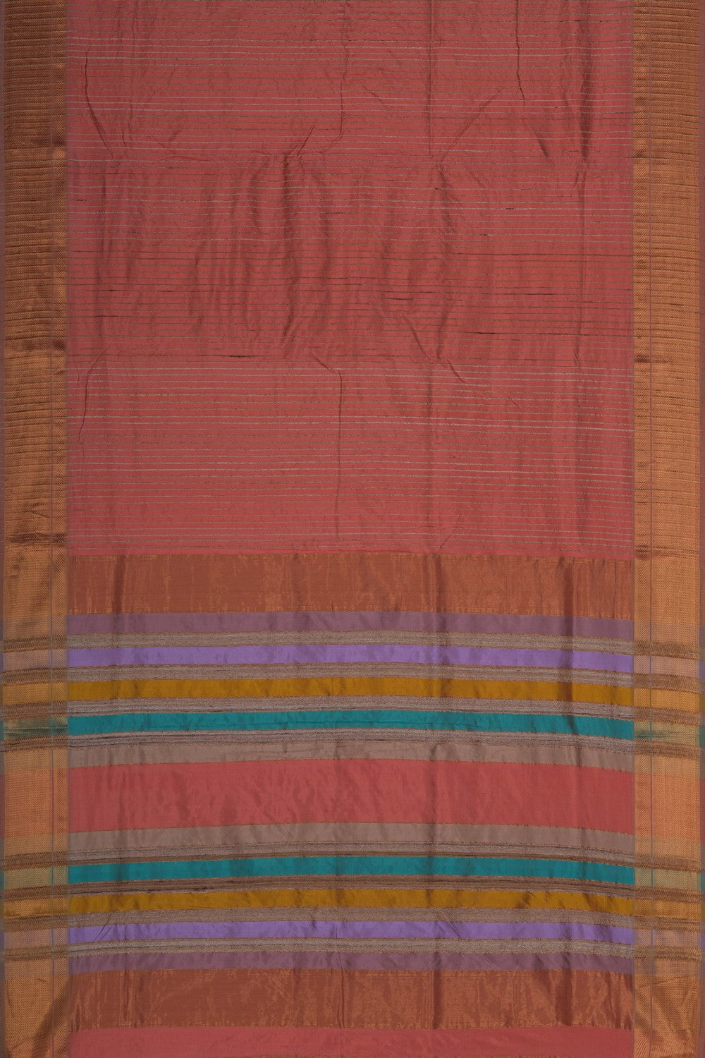 Image of Maheshwari Silk Pink Saree