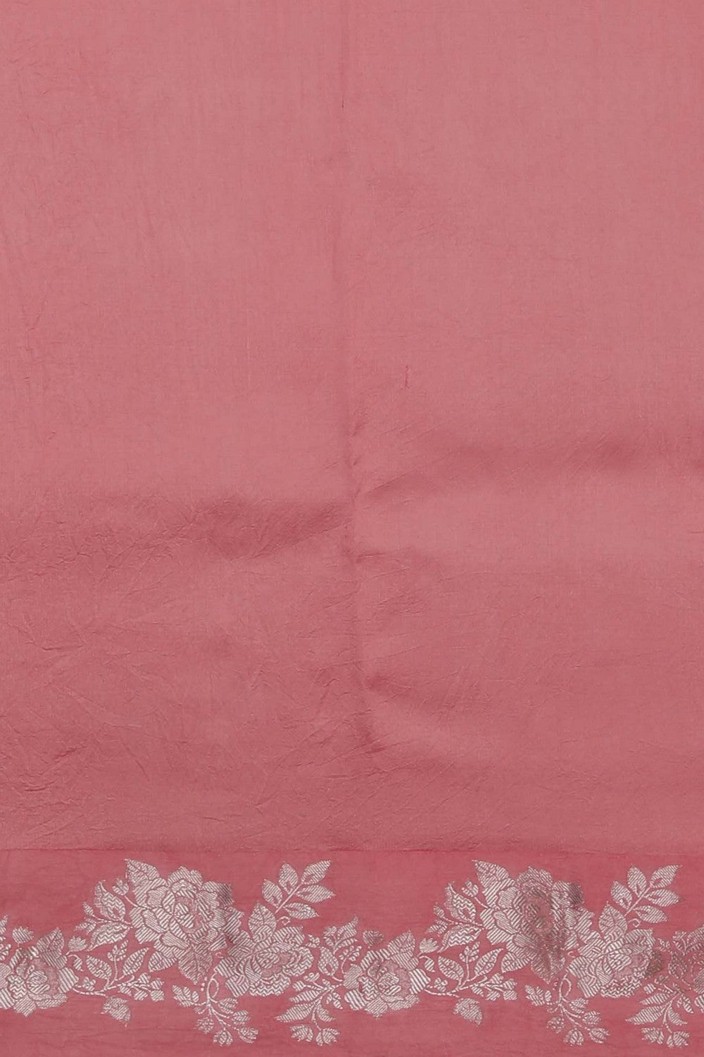 Image of A Yellow Kora Silk Saree