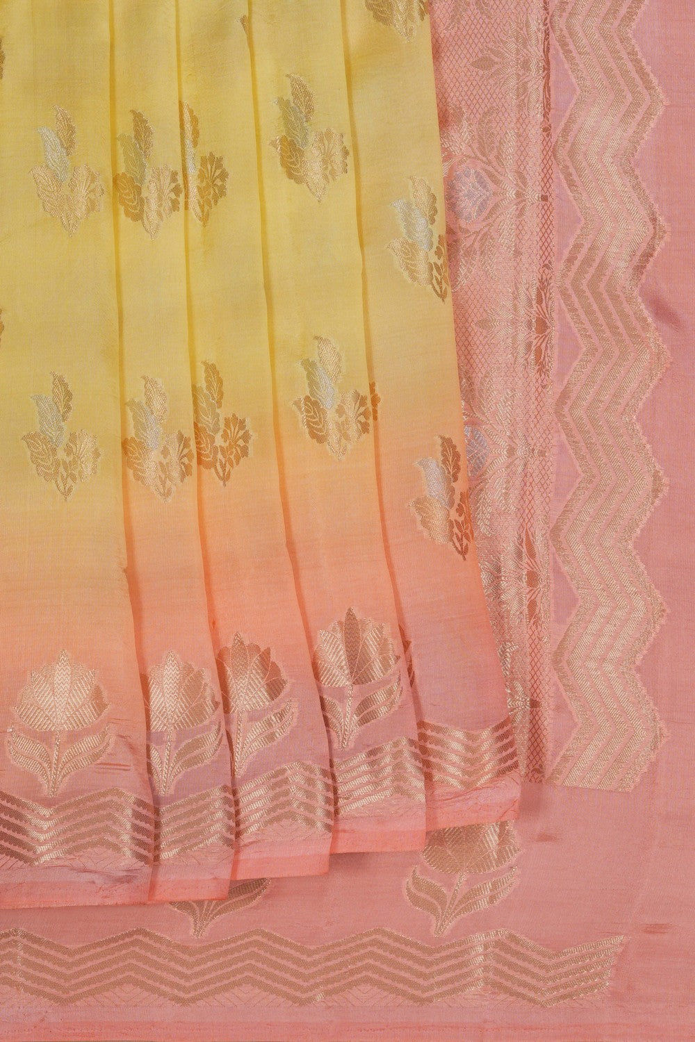 Image of A Yellow Silk Saree