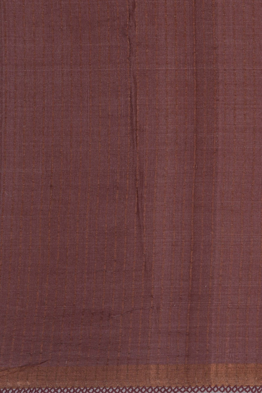 Image of A Tussar Silk Embroidered Saree