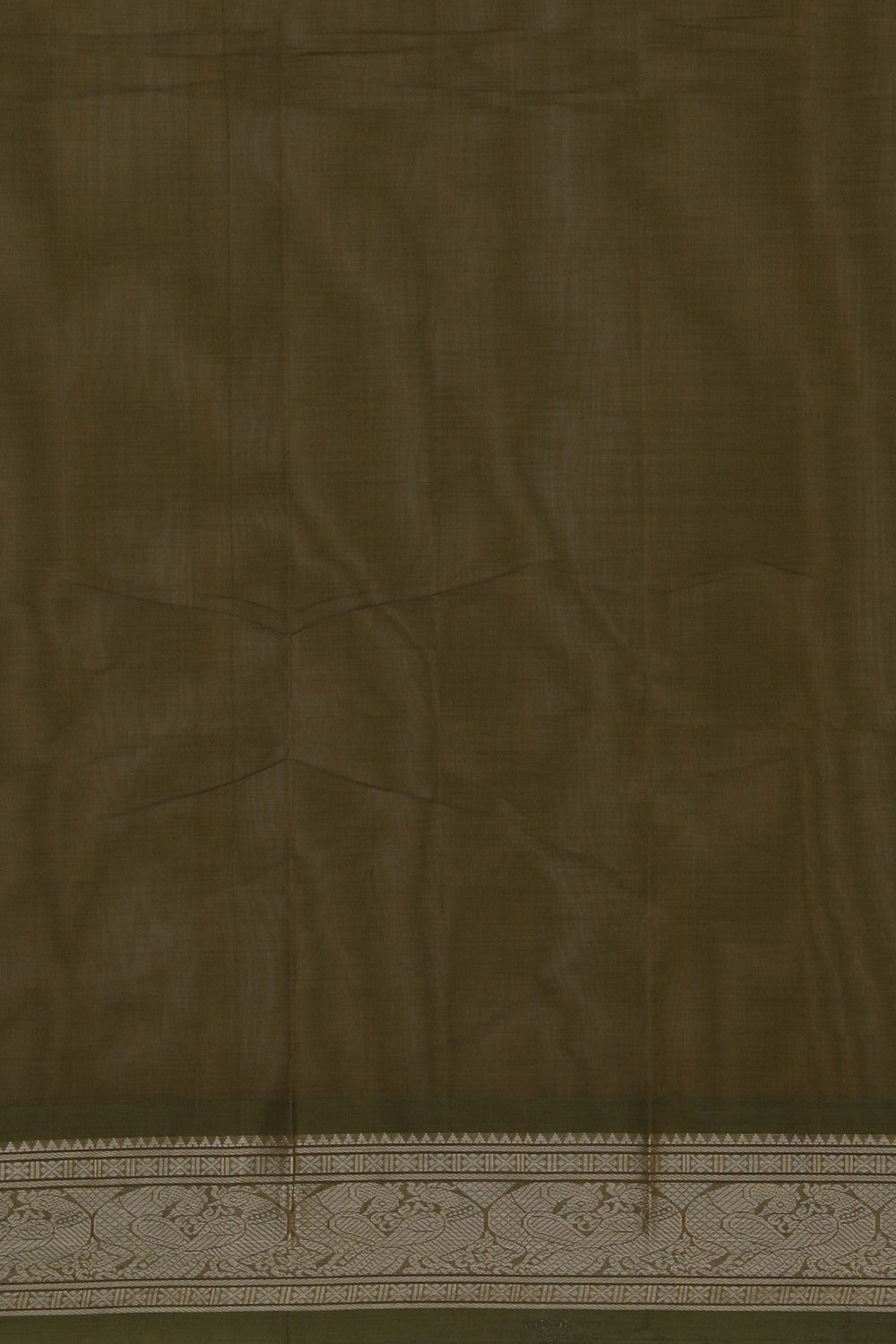 Image of Kanchi Cotton Green Saree