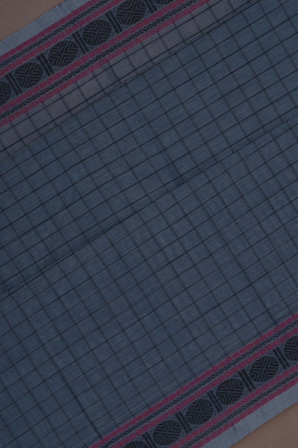 Image of Kanchi Cotton Grey Saree