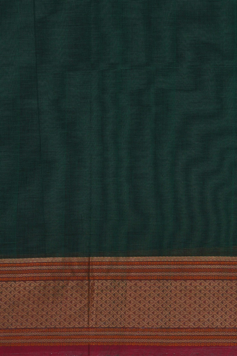 Image of Kanchi Cotton Green Saree