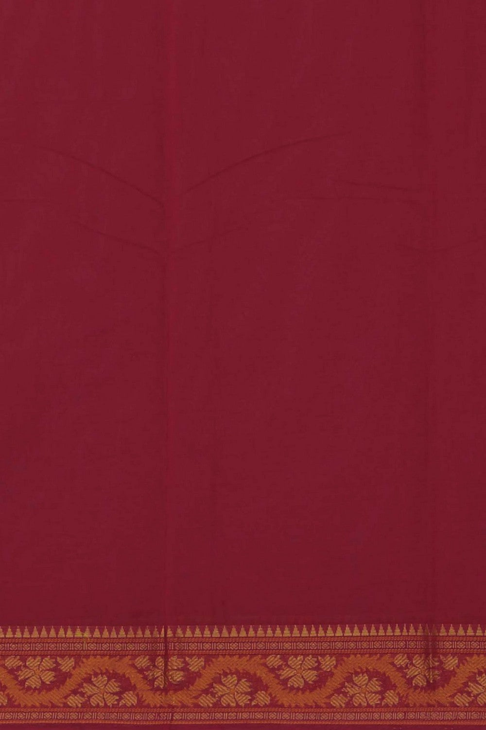 Image of Kanchi Cotton Red Saree