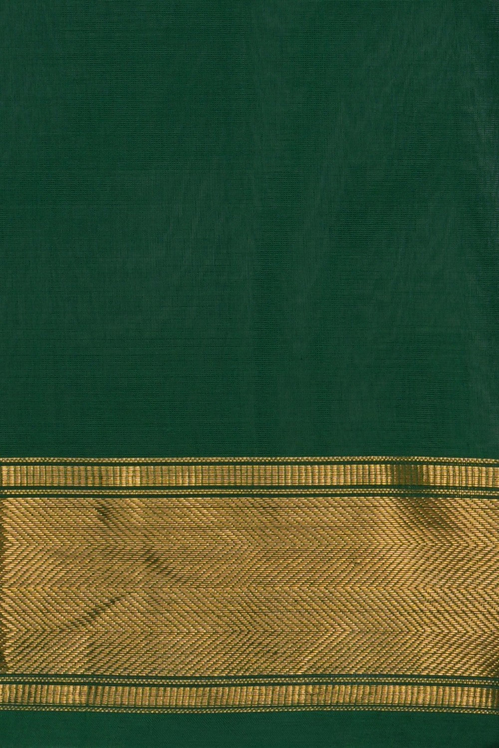 Image of Kanchi Cotton Green Saree