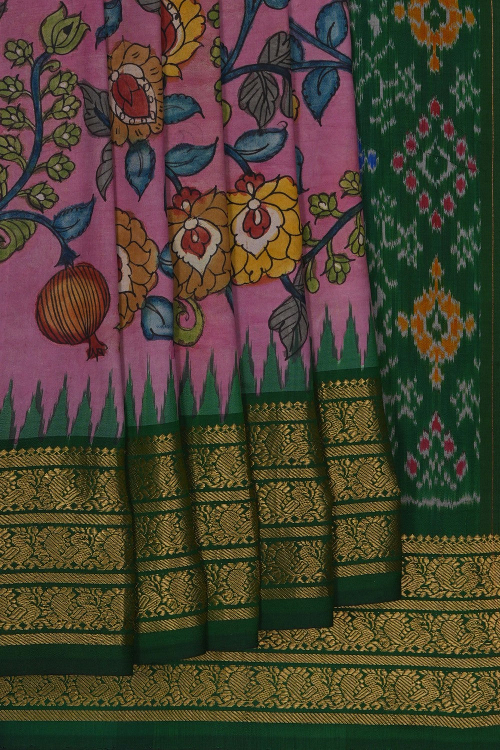 Image of Kalamkari Painting Saree