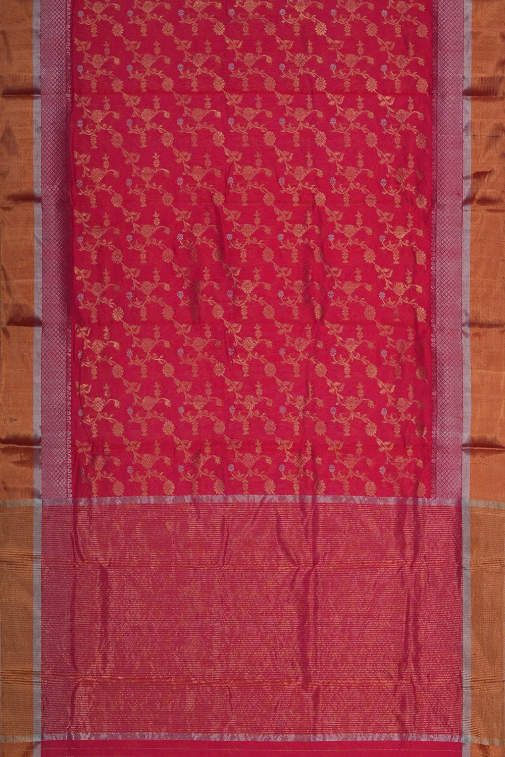 Image of Chanderi Silk Brocade Saree