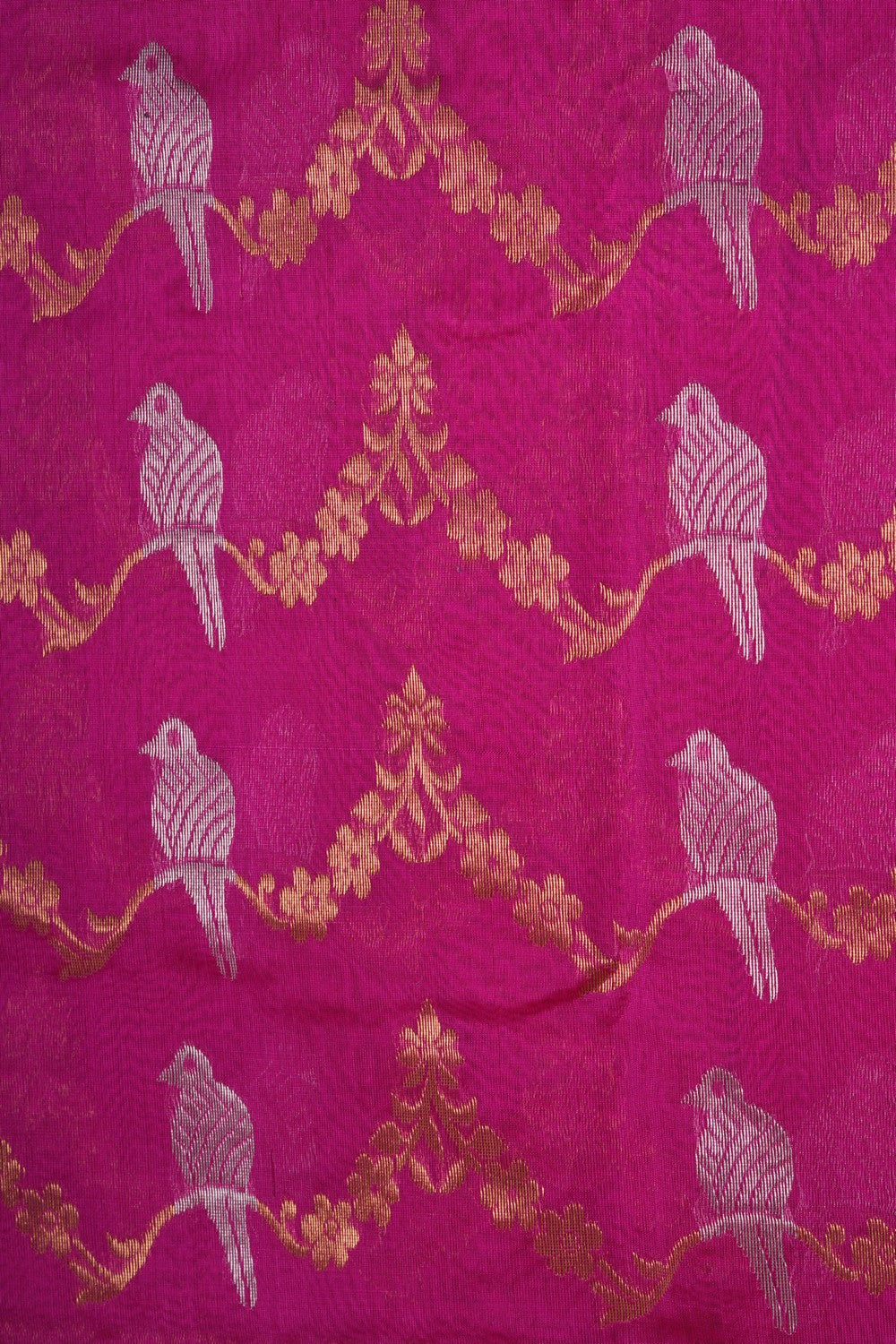 Image of Chanderi Silk Brocade Saree