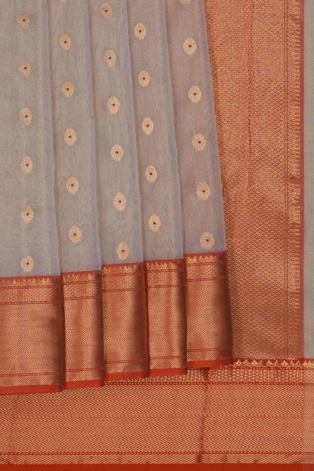 Image of Chanderi Tissue Silk Saree