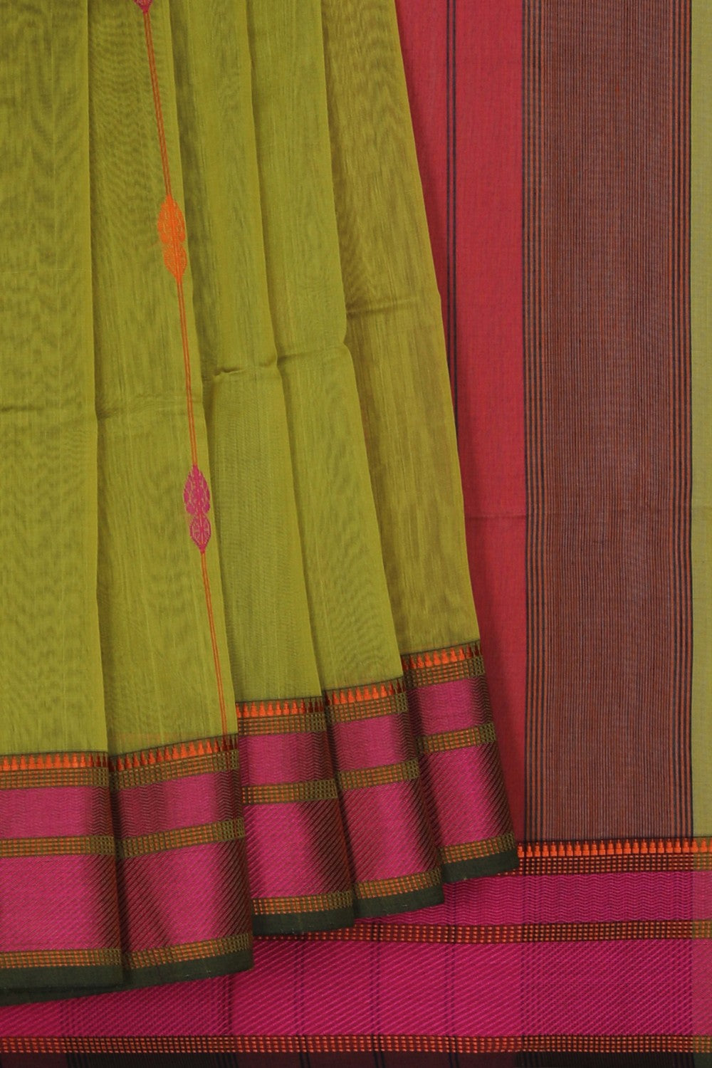 Image of Maheshwari Spring Green Saree