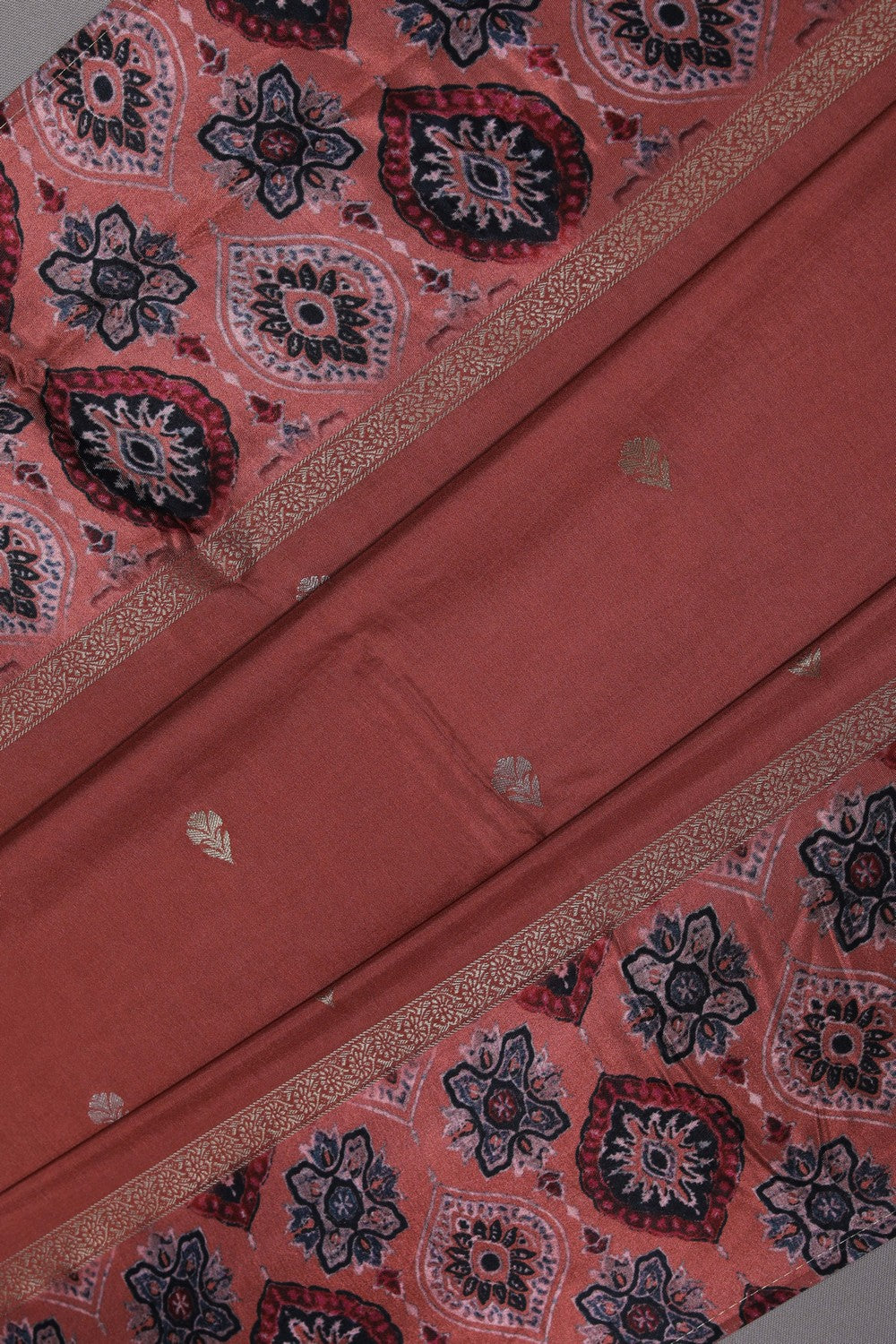 Image of Ajrakh Printed Saree
